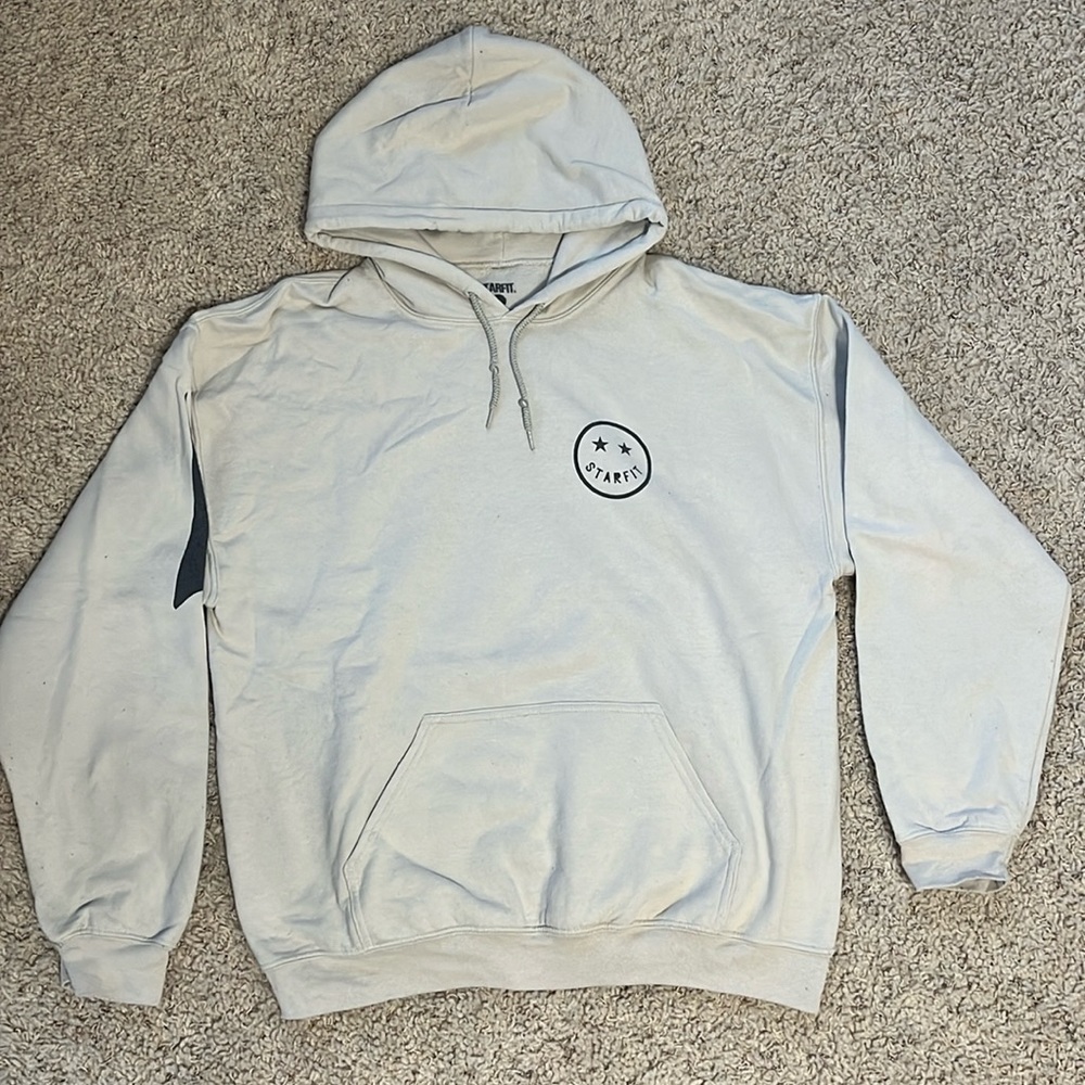Starfit Tan Lightning Bolt Hoodie